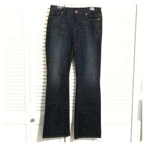 NWT Fidelity Supreme Mid Rise Curvy Bootcut 32 /12